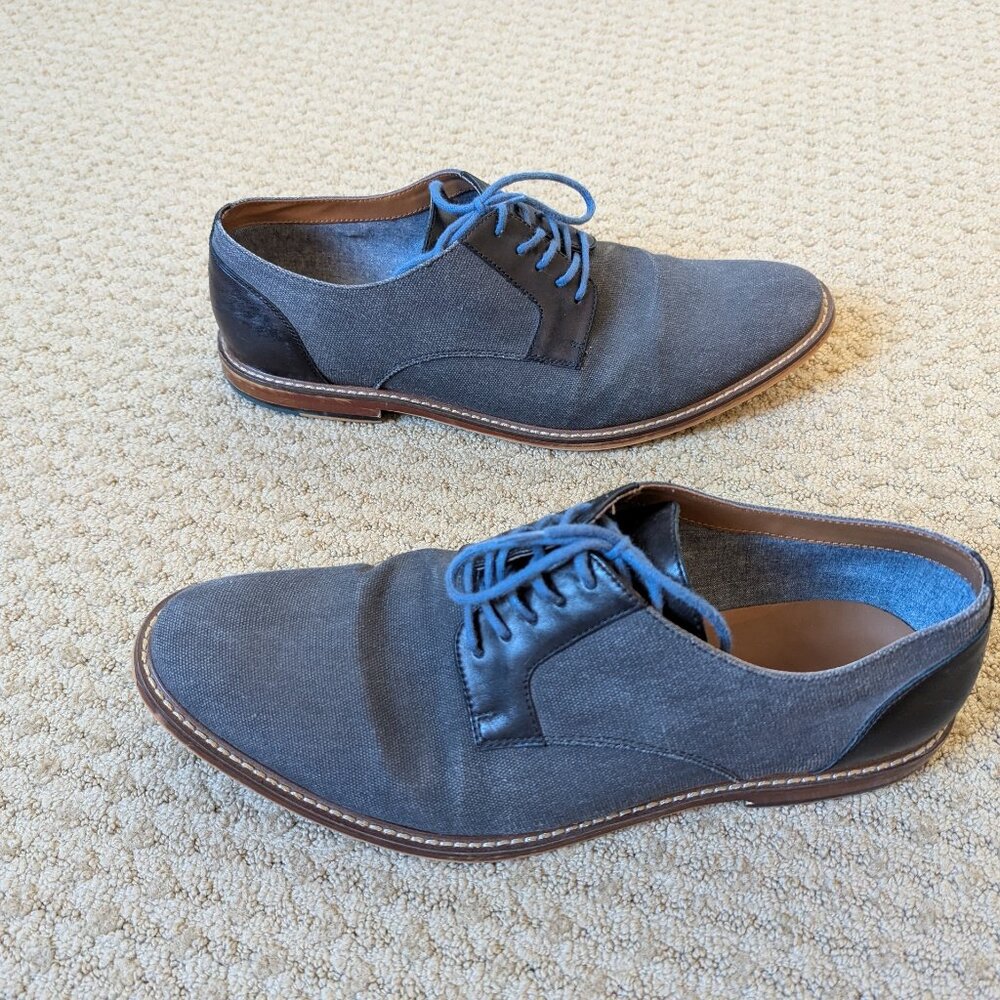 Aldo Men's Canvass Oxford Shoe - Size 11 - Picture 5 of 6